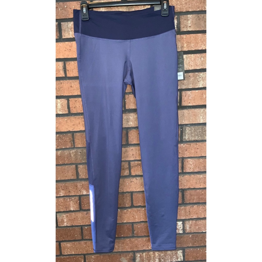 Old Navy Active Go-Dry Womens Purple Colorblock Mesh Running Leggings NWT Size M